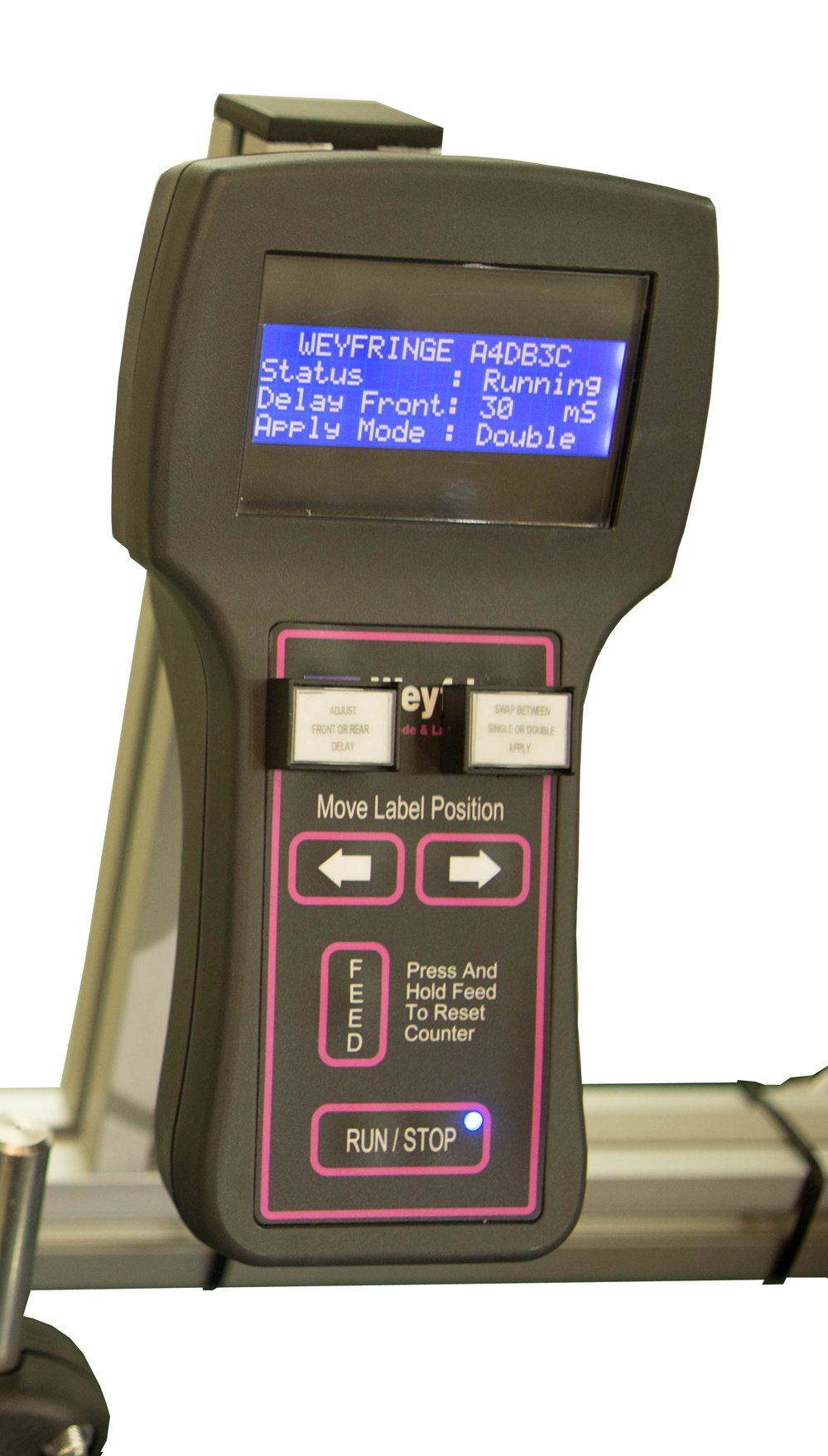 Label applicator control pod