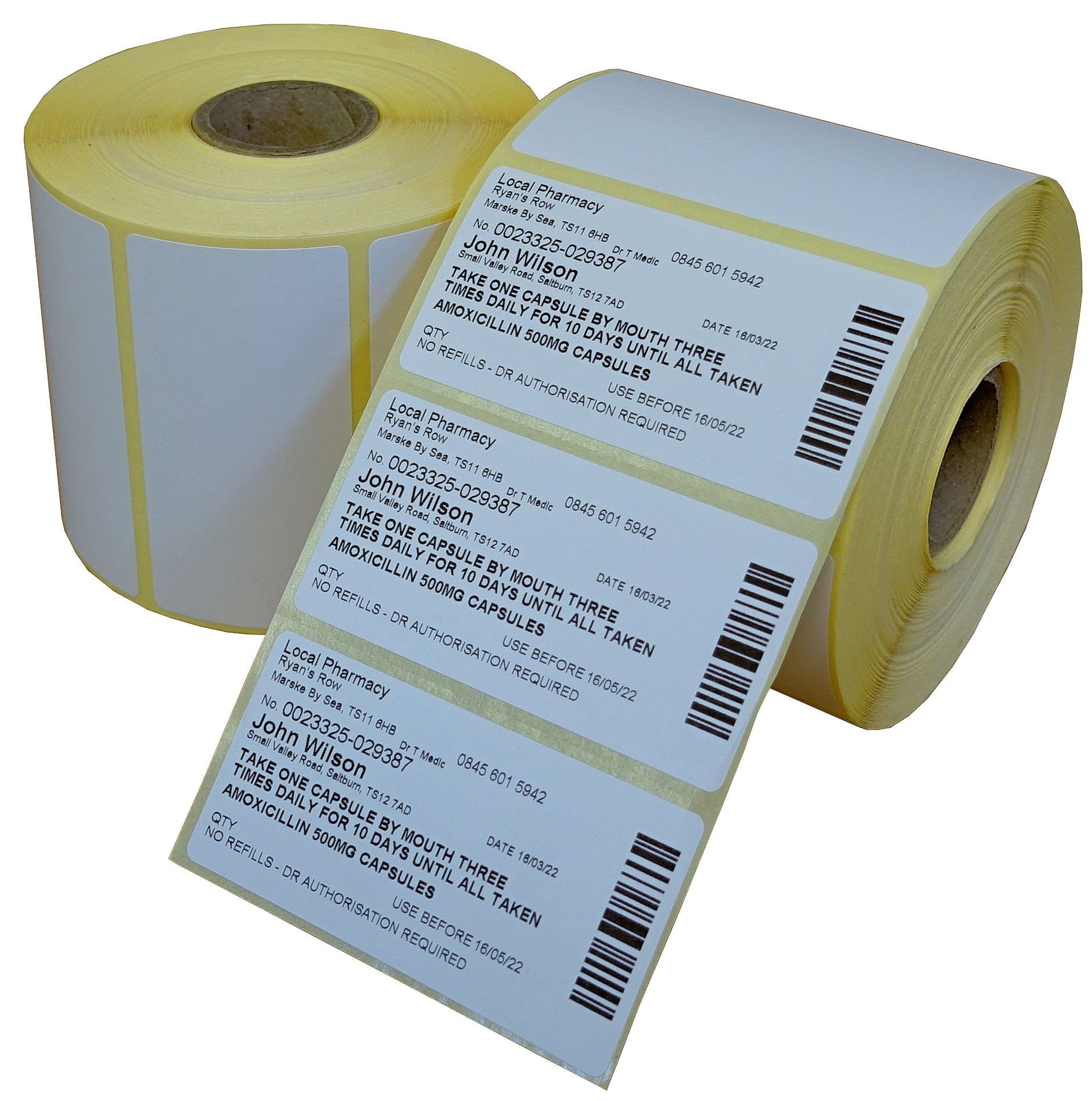 Pharmacy dispensing labels
