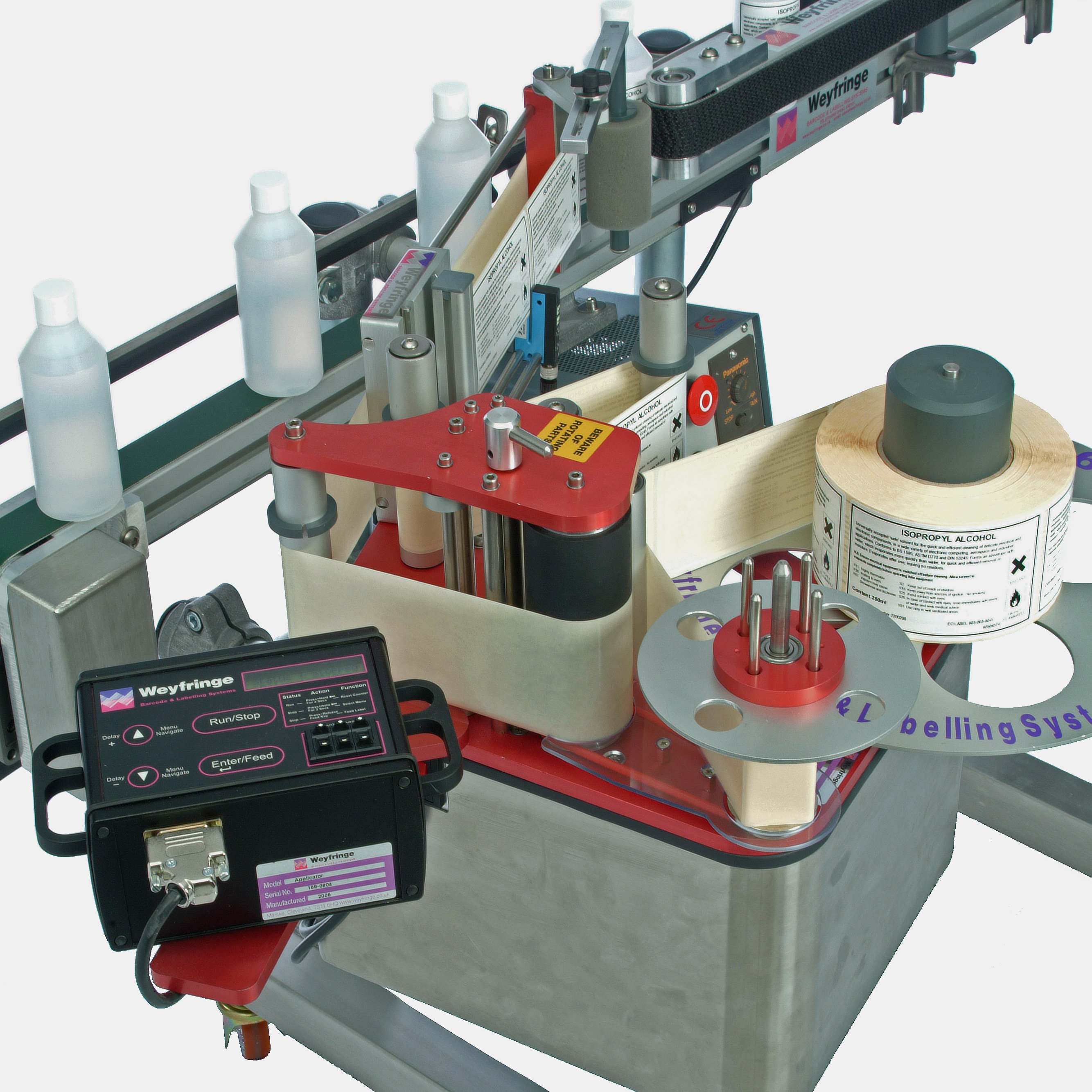 Series 6000 Side apply bottle labeller