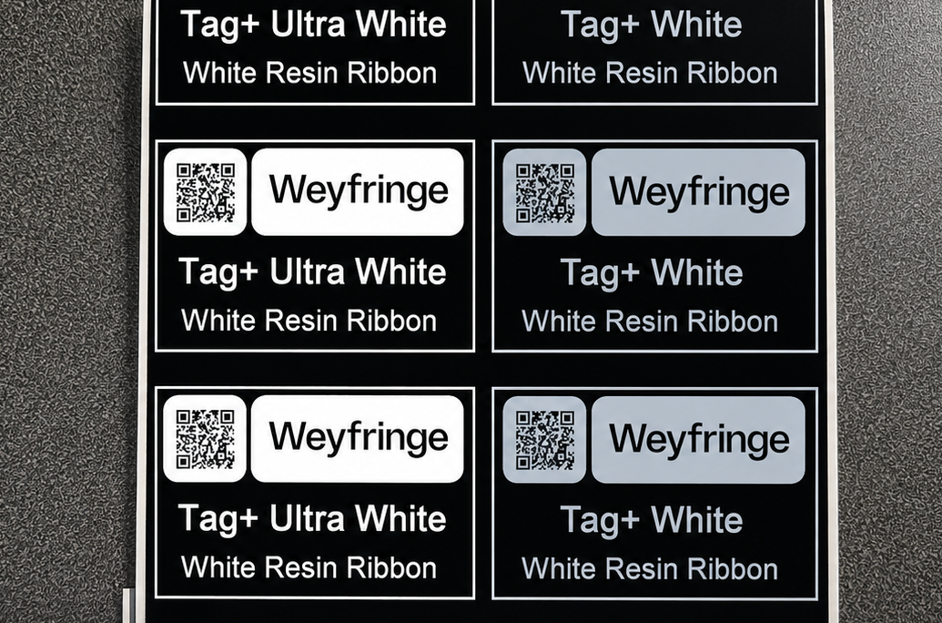 June 2026 -How to Get Brighter White Print on Black and Coloured Labels