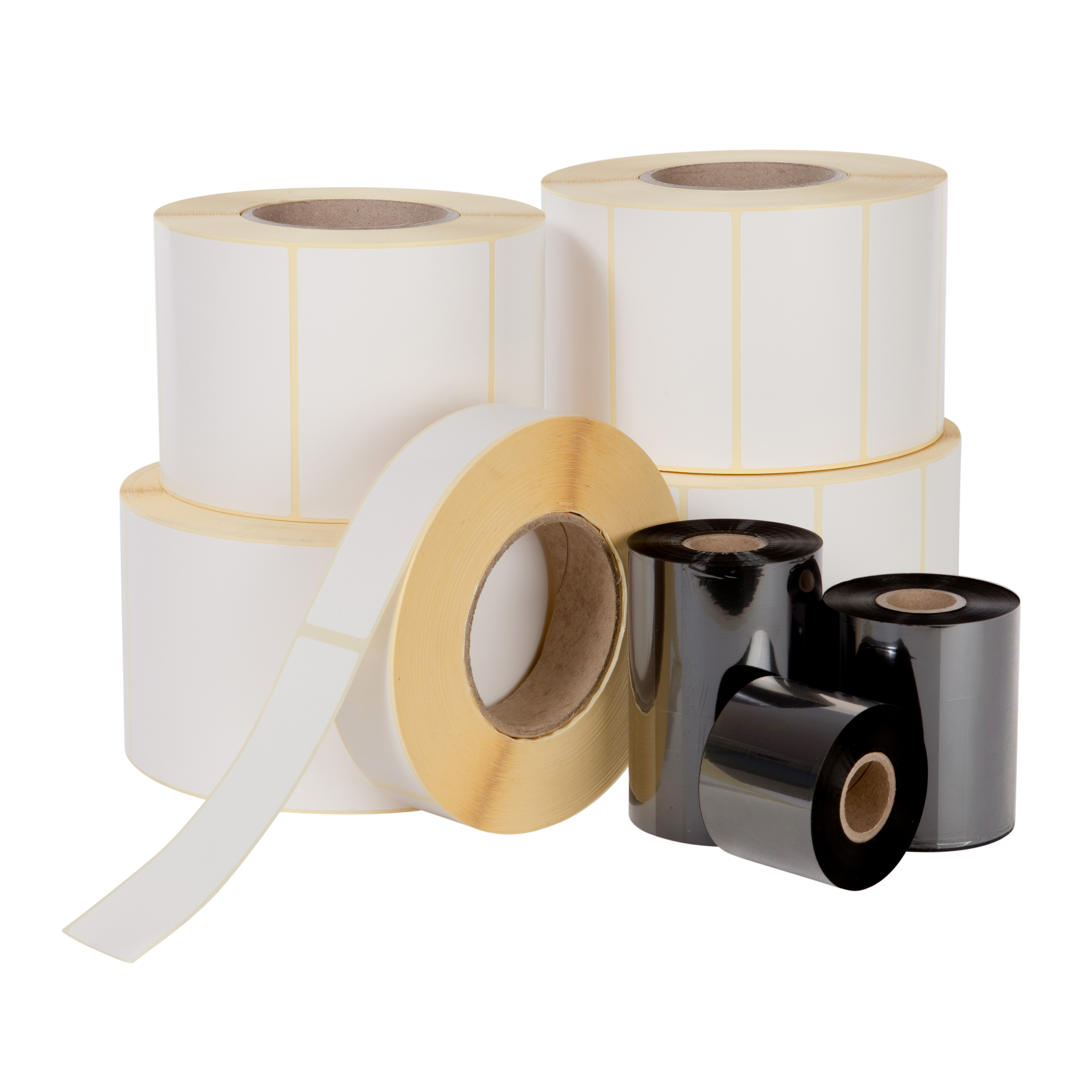 Thermal transfer labels and ribbons