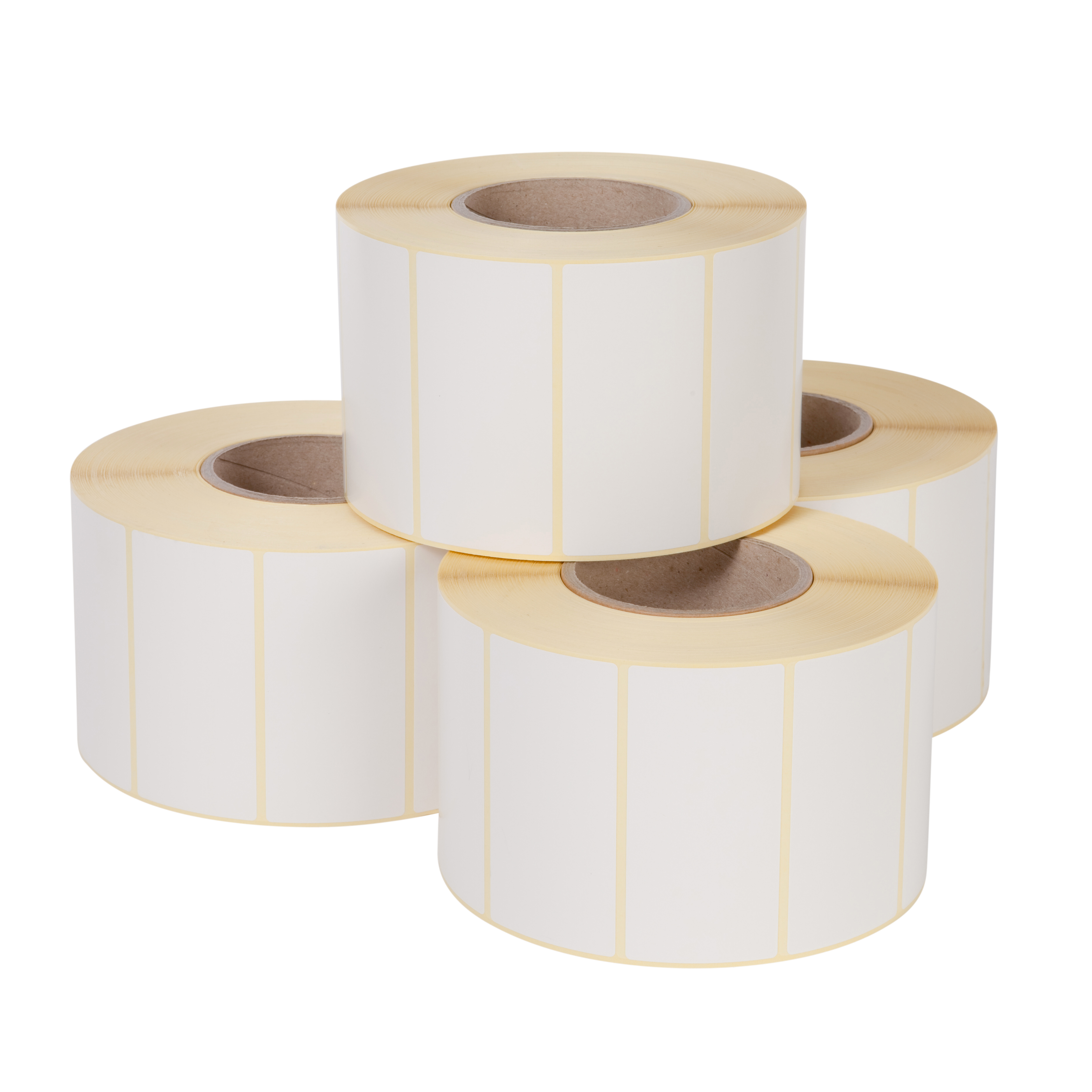 Direct thermal label rolls