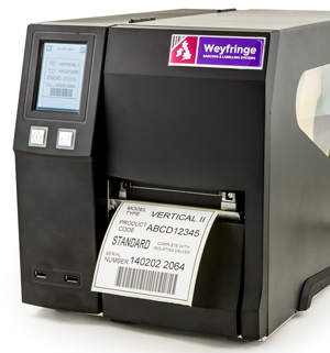 Stand alone barcode label printer