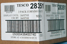 Wrap around barcode labels